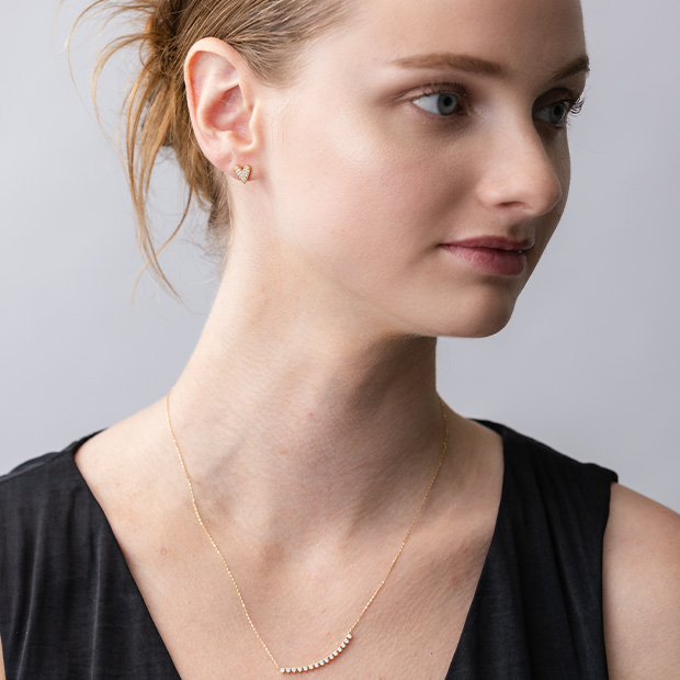 CONNECT WITH LOVE(1ZP0931)K18YG ピアス｜スタージュエリー公式