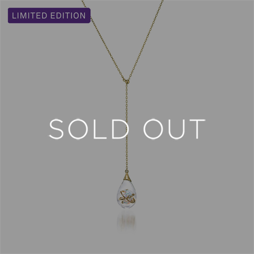 CLEAR GLOW DROP NECKLACE(2JN1130)K10 ネックレス｜スター