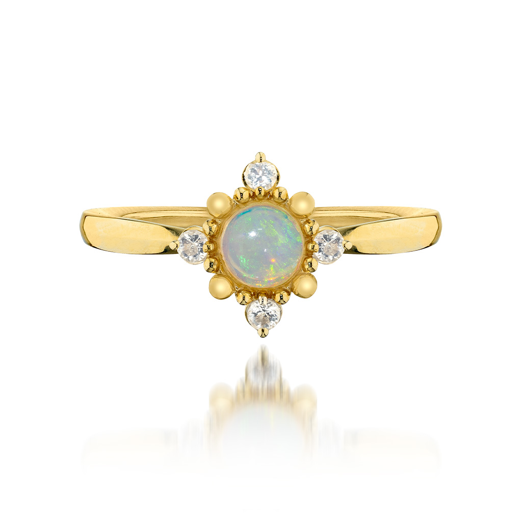 AQUAMARINE & DIAMOND RING(2JR0314)K10 リング｜スタージュエリー公式オンラインストア