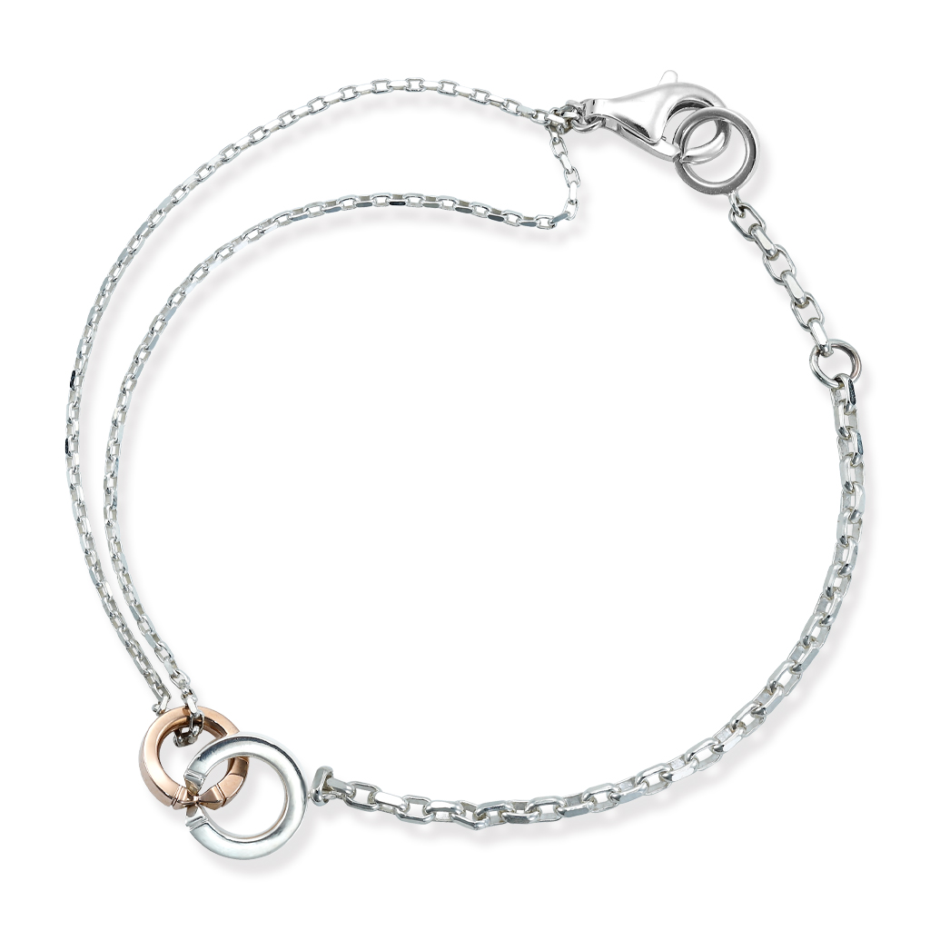 60%OFF!】 ブレスレット アクセサリ― ブレスレットスチールyoung adult set of two bracelets steel  family momdaughter true love 731099