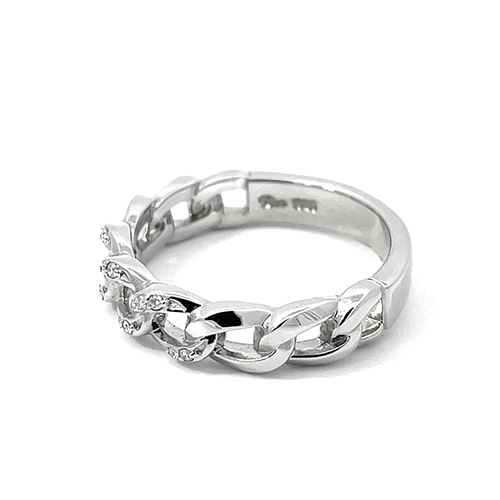 DIAMOND LINKS RING(2SR1523)SV925 リング｜スタージュエリー