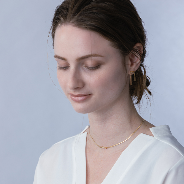 DIAMOND BOW NECKLACE(1ZN1158)K18 ネックレス｜スタージュエリー公式