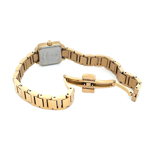 STAR JEWELRY　腕時計 ブレスウォッチ　スクエア　シェル盤　ゴールド DIAMOND SQUARE WATCH(2SW1109)STEEL ウォッチ｜スタージュエリー公式