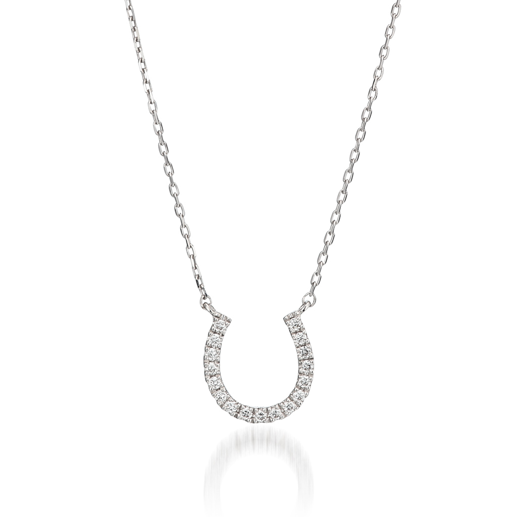 ネックレスMICRO SETTING DIAMOND HORSESHOE NECKLACE(2ZN1577 