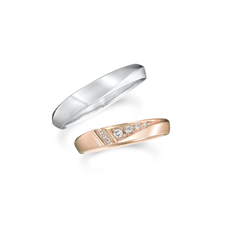 SHAPE of LIGHT」MARRIAGE RING(2PR0727)K18 マリッジリング