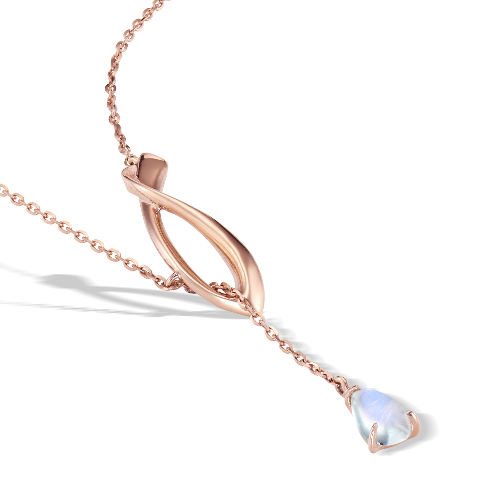 ネックレスBLUE MOONSTONE Y-CHAIN NECKLACE(2JN0959)｜スター