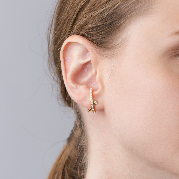 スタージュエリー ピアス DIAMOND PIERCED EARRINGS(両耳用)(1ZP0927)K18 ピアス｜スター