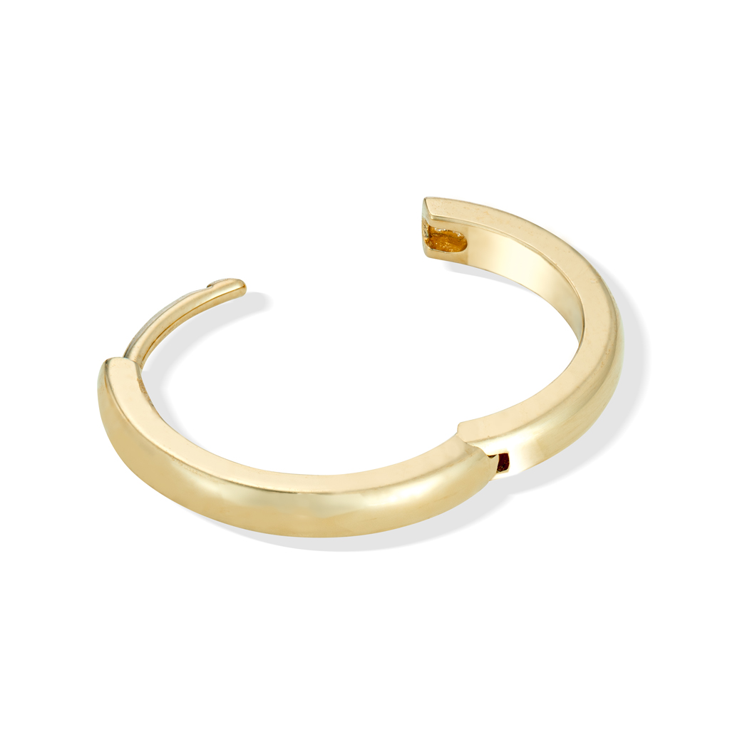 CLICK HOOP PIERCED EARRING(M/片耳用)(2GP0928)K18 ピアス