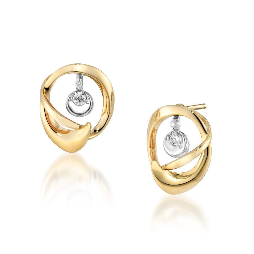 ピアスDIAMOND OCEANIC PIERCED EARRINGS(2ZP1580)｜スタージュエリー 