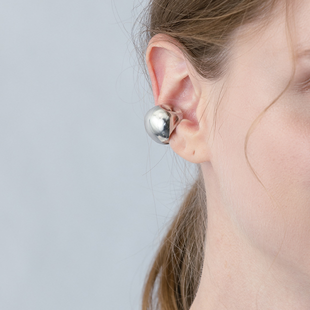 23AW スタージュエリー パール SV925 イヤーカフ シルバー DOUBLE RING EAR CUFF(2SE0782)SV925 イヤーカフ｜スター