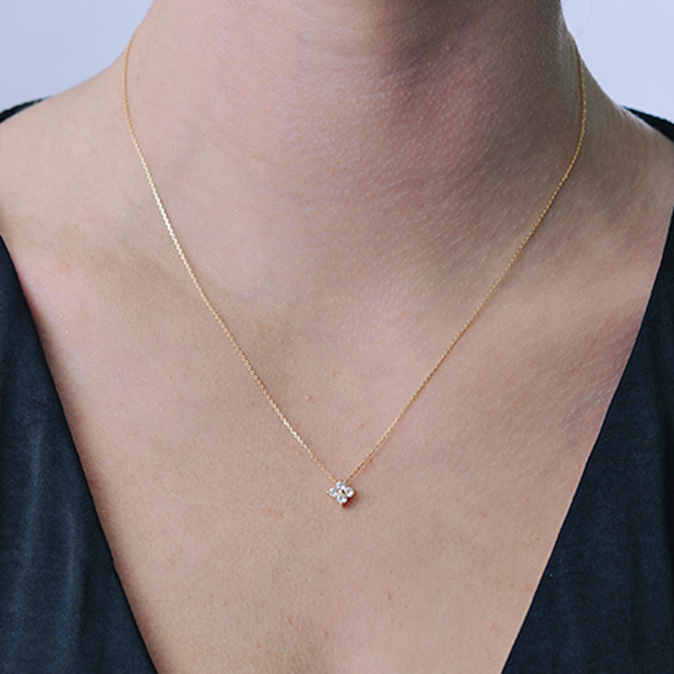 BRIGHTEST STAR DIAMOND NECKLACE(M)(1ZN0997)K18 ネックレス