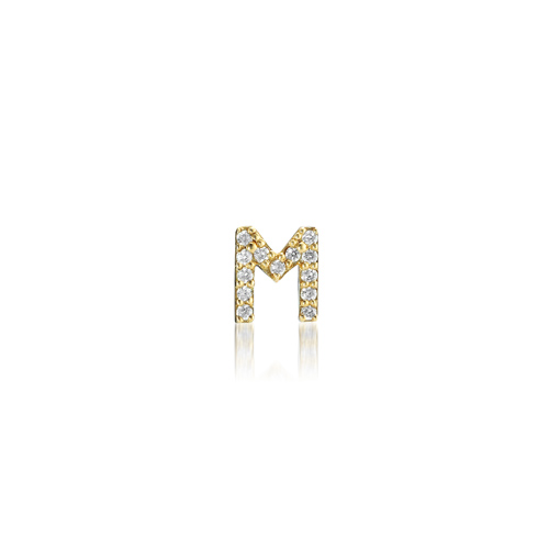 ピアスDIAMOND INITIAL PIERCED EARRING (M)(2ZP1603)｜スター ...