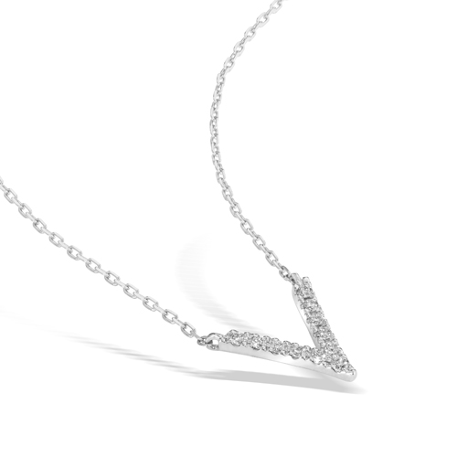 WISHBONE V NECKLACE(2XN0464)Pt950 ネックレス｜スター