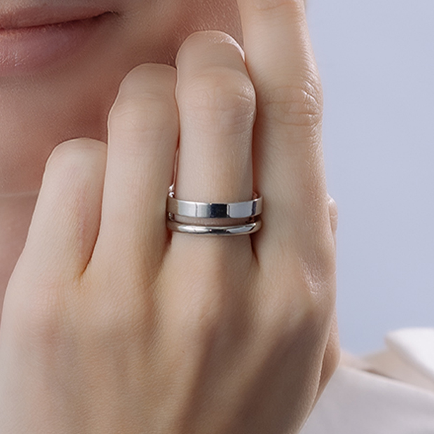 STARJEWELRY スタージュエリー シルバー925 リング2個セット CONNECT RING(2SR1517)SV925 リング｜スタージュエリー公式