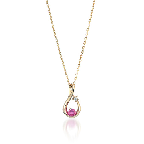 ネックレスRUBY SHOOTING STAR NECKLACE(2JN0583)｜スタージュエリー