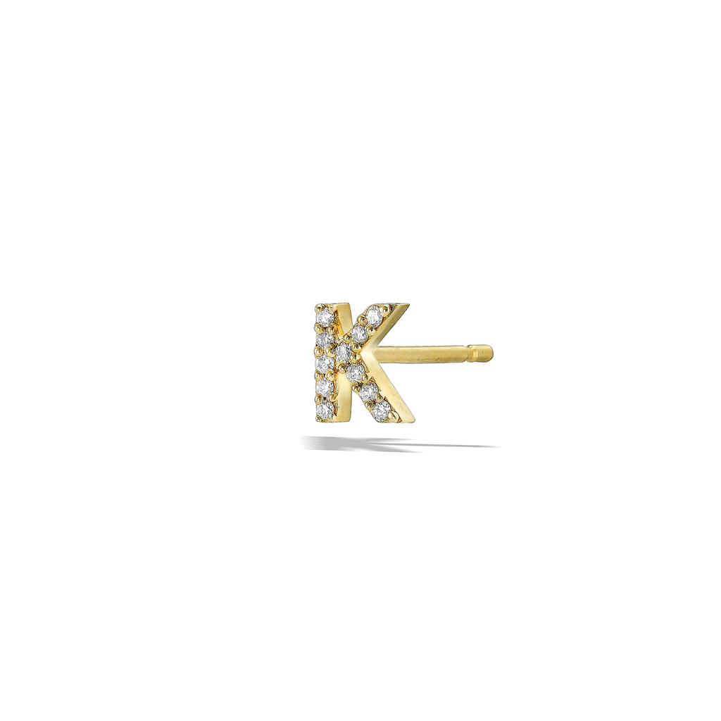 ピアスDIAMOND INITIAL PIERCED EARRING (K)(2ZP1602)｜スター ...