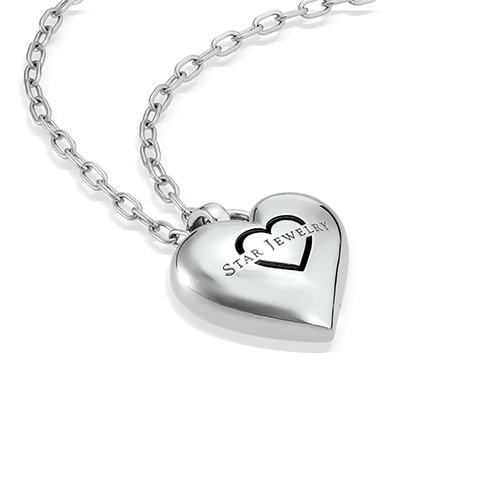 80周年限定商品】PUFFY HEART NECKLACE(2SN1692)SV925 ネックレス