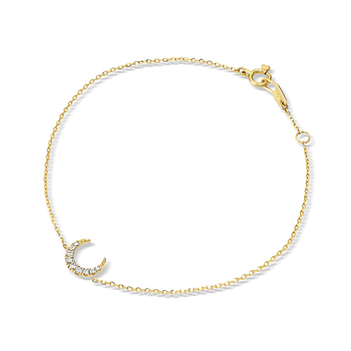 ブレスレットDIAMOND MOON BRACELET(2ZU0621)｜スタージュエリー公式 