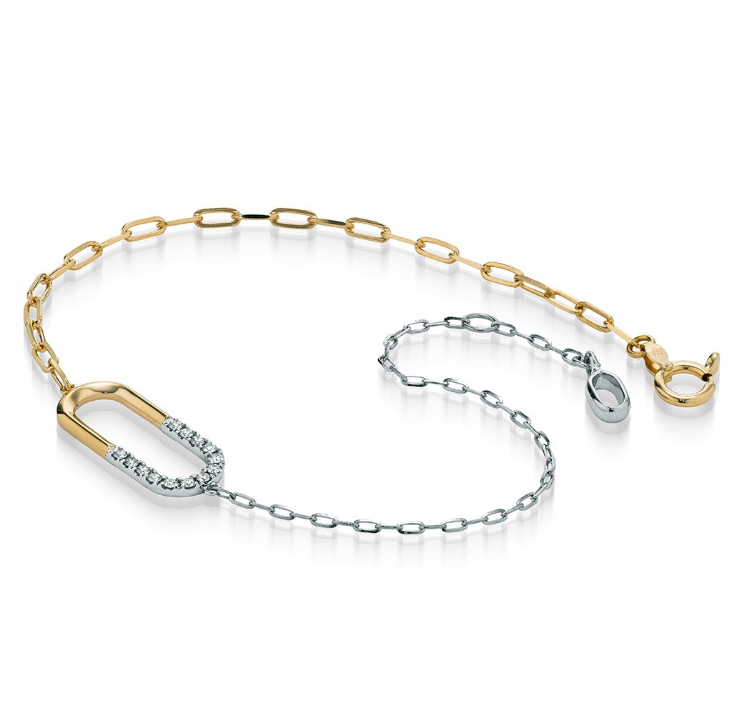 K18/Pt950 ブレスレット, , large