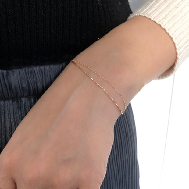 CHAIN BRACELET(2JU7143)STAR JEWELRY GIRL (スタージュエリ―ガール 