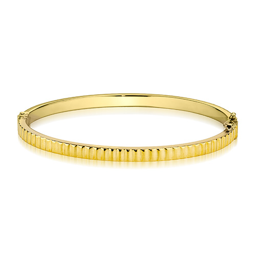 スタージュエリー K10 バングル ブレスレット 2連 スタイリッシュ 美品 HALF BANGLE BRACELET(M)(2JU0296)K10 ブレスレット｜スター