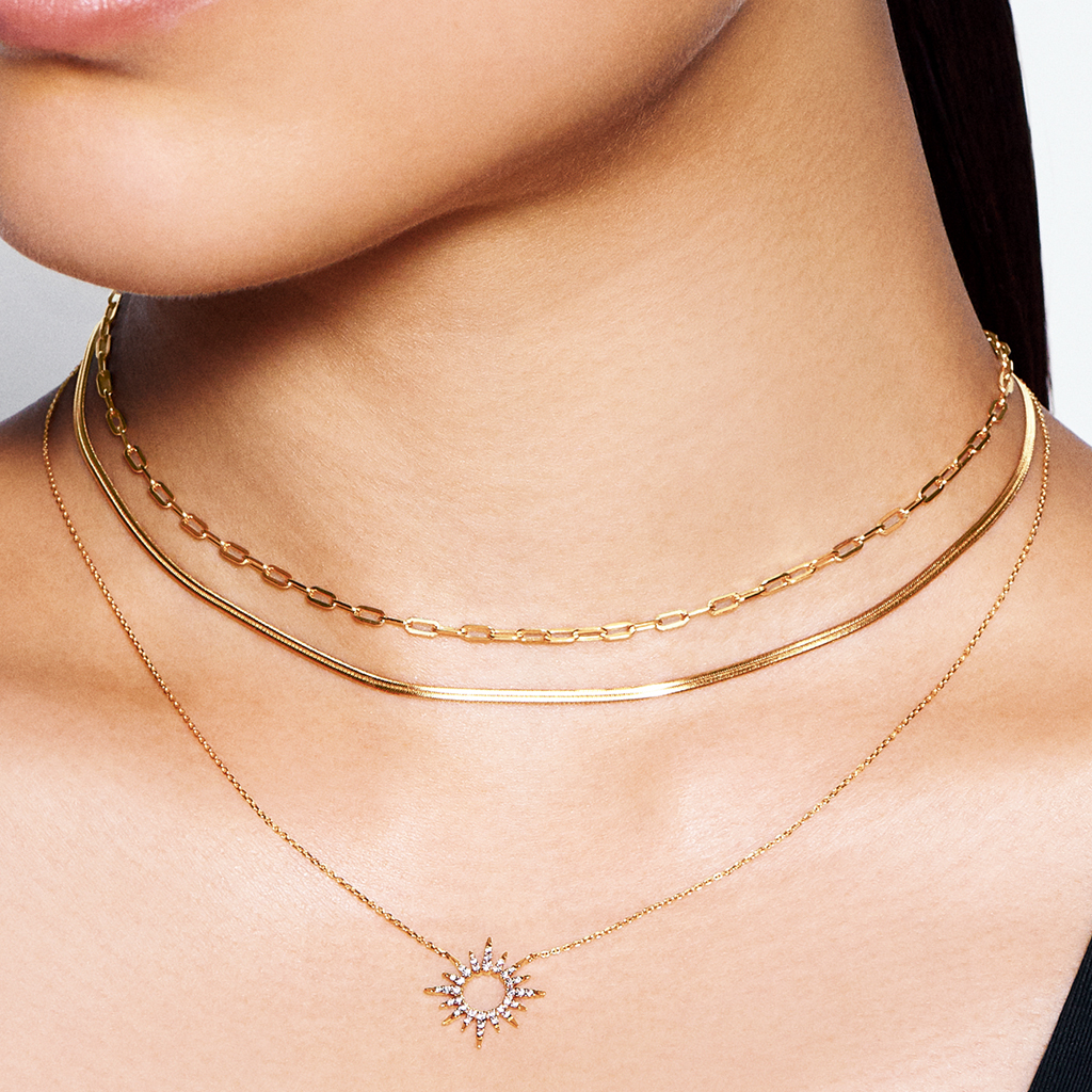 ネックレスDIAMOND SUNBURST NECKLACE(1ZN1025)|スタージュエリー公式