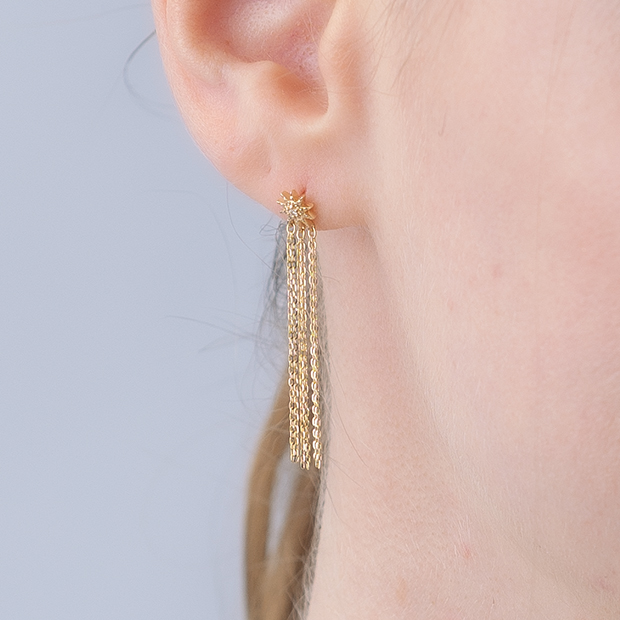 ピアス SUN FRINGE PIERCED EARRINGS(2JP0962)｜スタージュエリー公式 