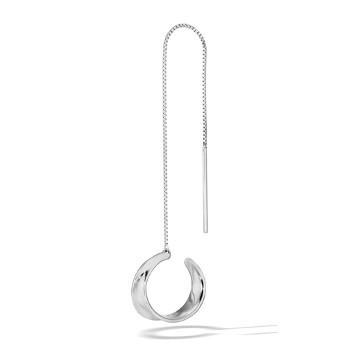 STAR JEWELRY オニキス ホワイトトパーズ イヤーカフ片耳 検ピアス