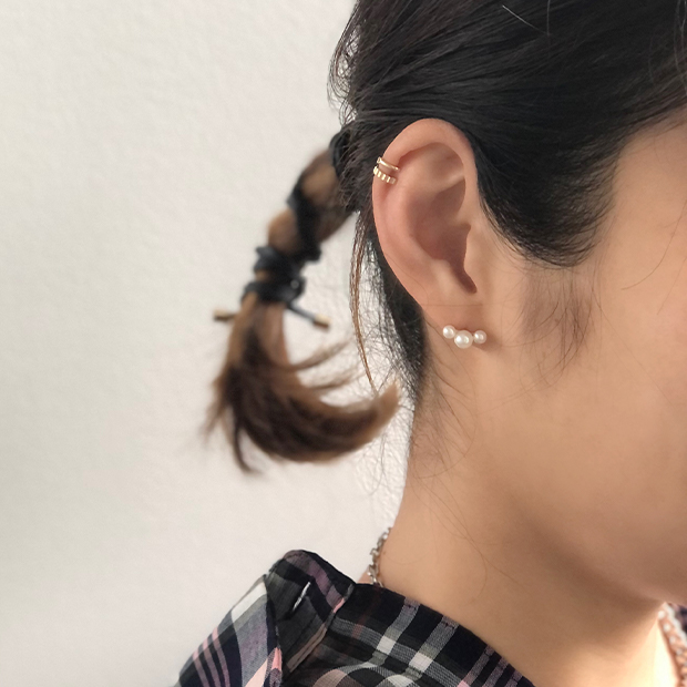 新品‼️スタージュエリー　K10 イヤーカフ LITTLE EAR CUFF