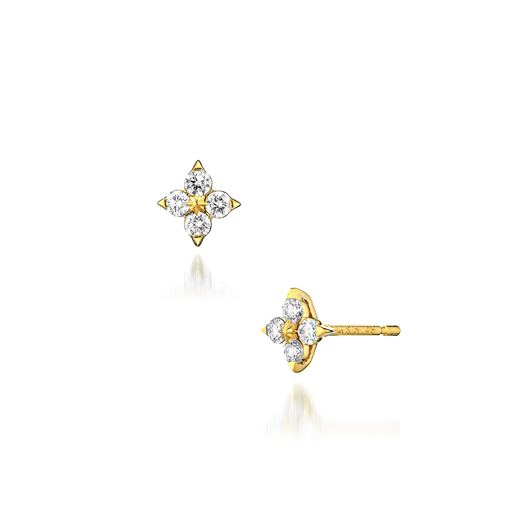 K18 ピアス BRIGHTEST STAR