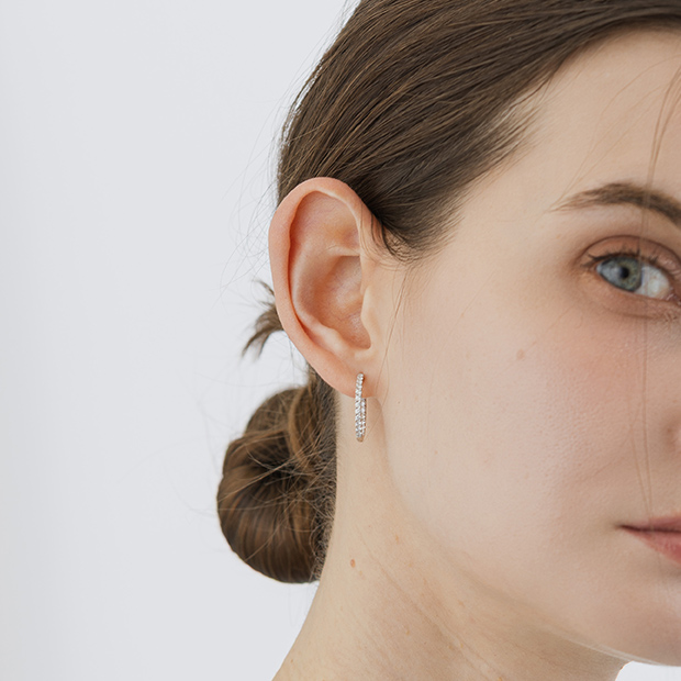 Pt950 ピアス, , large