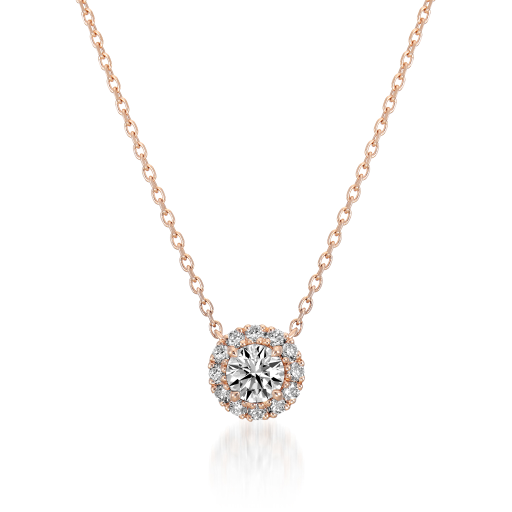 ネックレスDIAMOND HALO NECKLACE(M)(1ZN1079)｜スタージュエリー公式