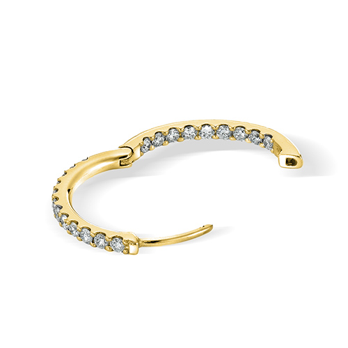 CLICK HOOP PIERCED EARRINGS(L)(1ZP0918)K18 ピアス｜スター