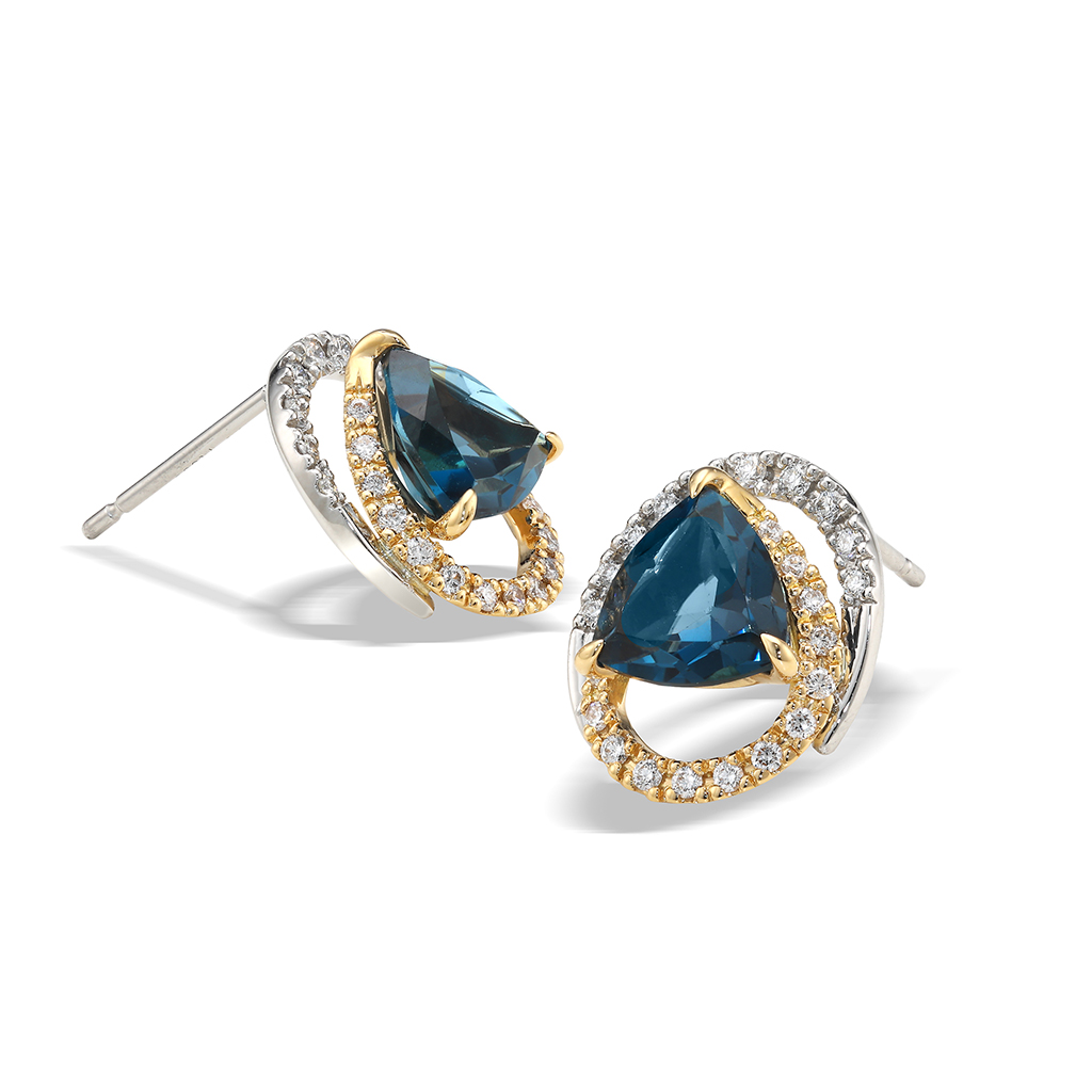 ピアスNIGHT BLUE PIERCED EARRINGS(1ZP0916)｜スタージュエリー公式