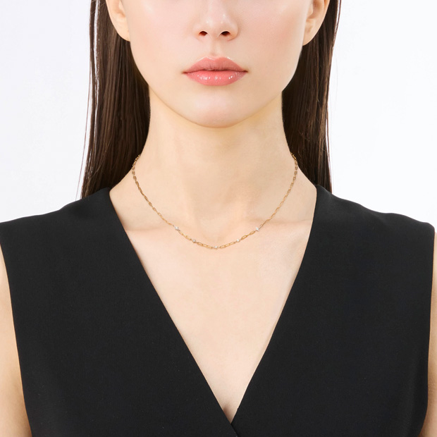 K18/Pt950 ネックレス, , large