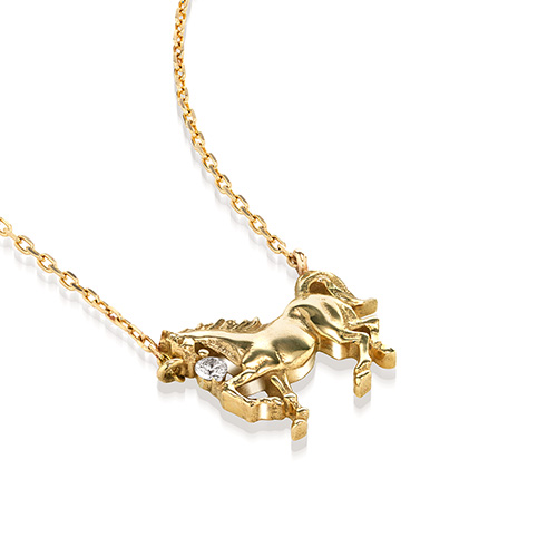 80周年限定商品】WILD HORSE NECKLACE(2JN1172)K10 ネックレス｜スター