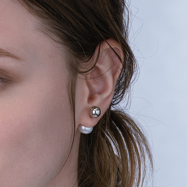 BALL & BALL PIERCED EARRINGS(両耳用)(2SP0906)SV925 ピアス