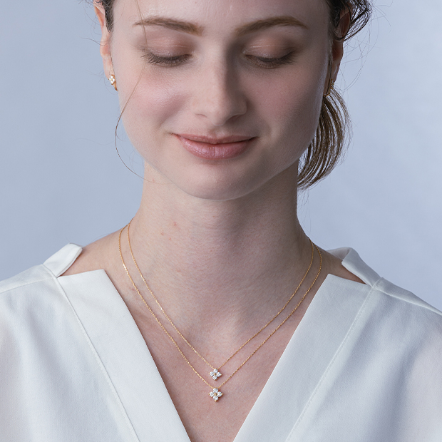 スタージュエリー　K18 YG　ブライトテストスター　ダイヤモンド　ネックレス BRIGHTEST STAR DIAMOND NECKLACE(M)(1ZN1011)K18 ネックレス