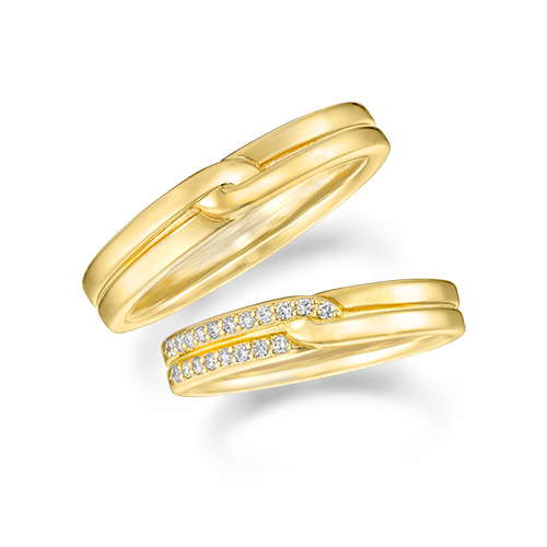 Lover's Links」MARRIAGE RING(2PR0743)K18 マリッジリング