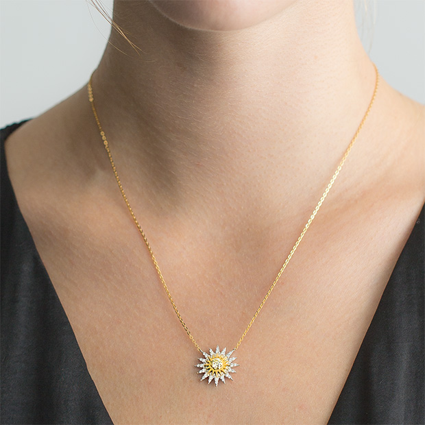 ネックレスSUNBURST DIAMOND NECKLACE(1ZN1006)｜スタージュエリー公式