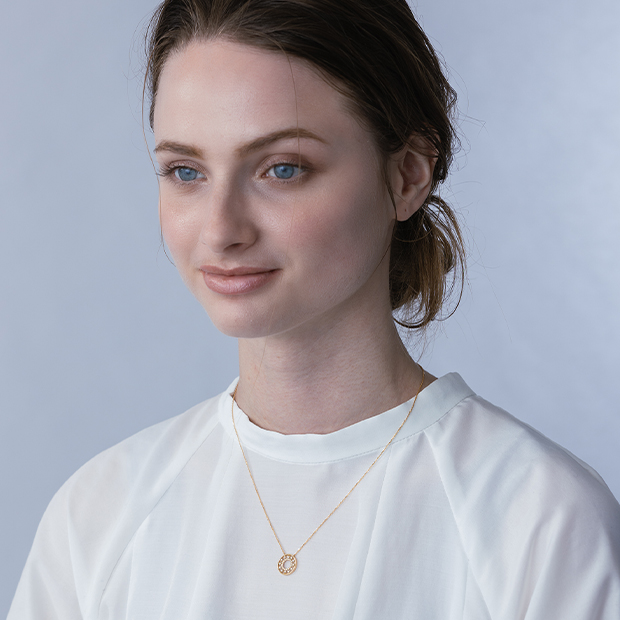 k18 ネックレス MYSTERIOUS HEART DIAMOND NECKLACE 0.08ct(2ZN2072)K18