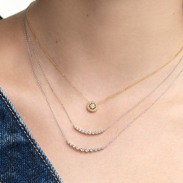 厄除け | スタージュエリー公式オンラインストア 免税店 〈スタージュエリー〉BRIGHTESTSTAR K18ネックレス 0.40ct ネックレス