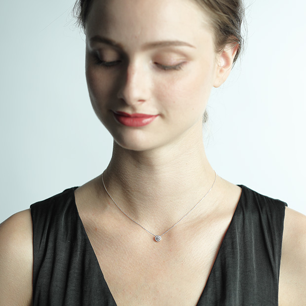 【フルセット/未使用美品】STAR JEWELRY Eclipse Halo ECLIPSE HALO NECKLACE(L)(1ZN1082)K18 ネックレス｜スター