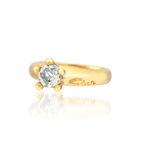 BABY RING BLUE MOONSTONE(6月)(2ZC0748)K18 ベビー｜スター
