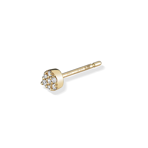 DIAMOND SKINNY PIERCED EARRINGS(両耳用)(2JP0993-P)K10 ピアス