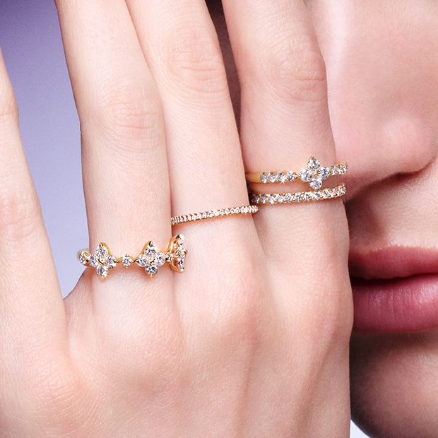 BRIGHTEST STAR DIAMOND RING(1ZR1156)K18 リング｜スター