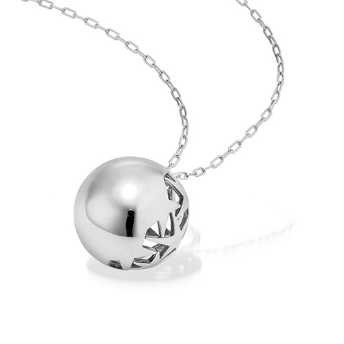ネックレス・ペンダント SSIL Coin Planet N_Oval PLANET BALL NECKLACE(2SN1672)SV925 ネックレス｜スター