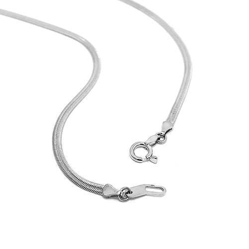 SOLITAIRE HERRINGBONE NECKLACE(1ZN1126)K18 ネックレス｜スター