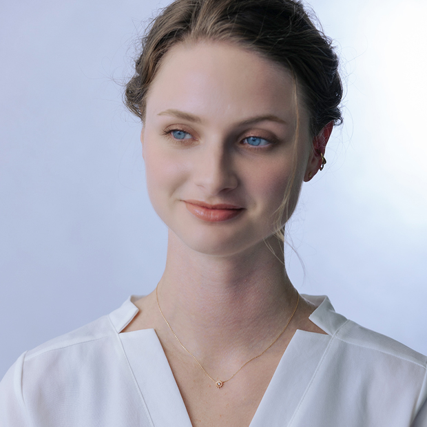 DIAMOND SUNBURST NECKLACE(2JN0943)K10 ネックレス｜スター