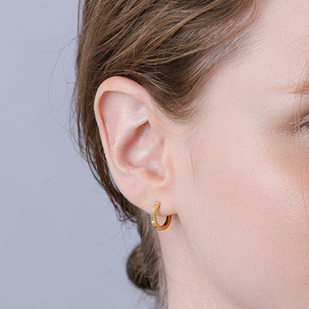 TEXTURE CLIP EARRING(2JE0203)K10 イヤリング｜スタージュエリー公式